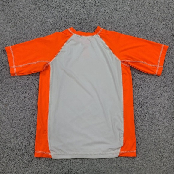 Ocean Pacific OP T-Shirt Boys XL (14-16) White Orange Surf Surfing Short Sleeve - Picture 6 of 11